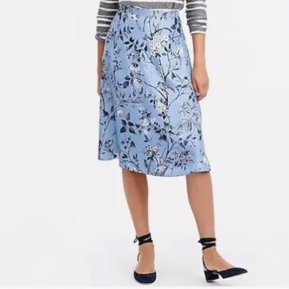 J. Crew Collectiom flowy a-line midi skirt in Ratti monkey print, size 10